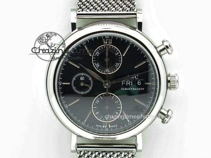 MIROTIME 0722 Neat Da Vinci IW356601 RG MKF 1:1 Best Edition White Dial On Brown Leather Strap A 7230